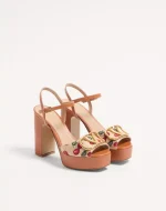 Valentino Vlogo Signature Cherryfic Platform Sandal 115Mm - Image 6